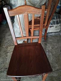 6 Sedie di legno nuove mai usate