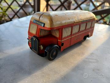 giocattolo bus latta 1950