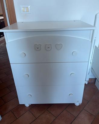 Cassettiera fasciatoio