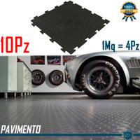 10 Piastrella 50x50 Pavimento PVC Garage Officina