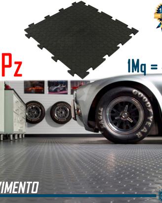 10 Piastrella 50x50 Pavimento PVC Garage Officina