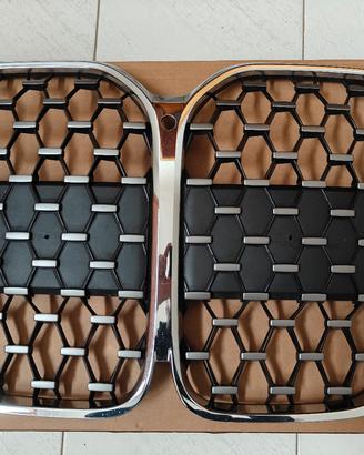 Griglia BMW G22 Cromata più portatarga cromato