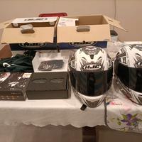 caschi hjc fg-15 (s+l) con interfoni btx