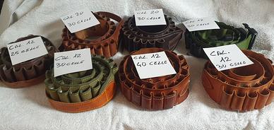 cartuccere porta cartucce vari calibri e materiali