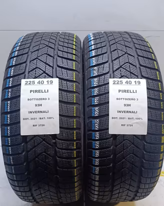 2 GOMME 225 40 19 PIRELLI 100% INV RIF3726