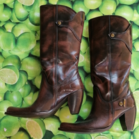 36 stivali KEYS in pelle made in Italy come nuovi