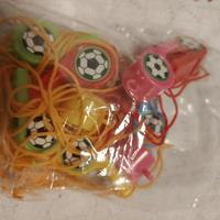 10 fischietti calcio colorati