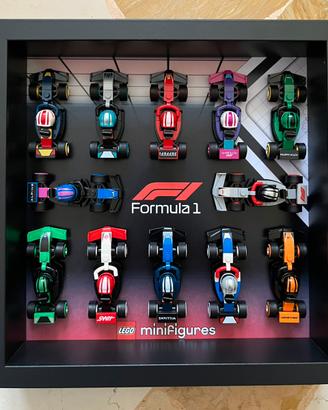 Cornice Vetrina adatta per Lego F1 Serie  71049