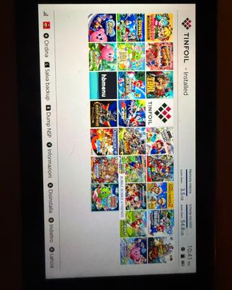 Nintendo switch 23 giochi