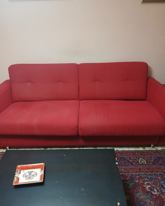 Divano letto con rete elettrosaldata