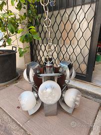 Lampadario design Mazzega in vetro di Murano
