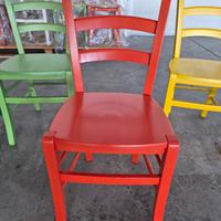 Sedia Venezia con sedile legno