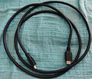 Cavo USB-A maschio maschio – USB – Nero