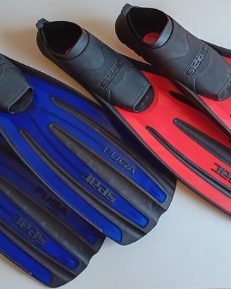 Pinne Seac Fuga - taglia 40/41 blu o rosse