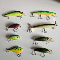 Lotto 8 rsche rigide bassfishing 