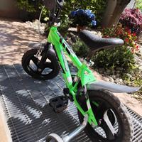 Bici bimbo con rotelle 2-4 anni 