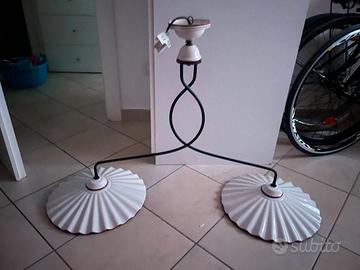 Lampadario stile rustico 