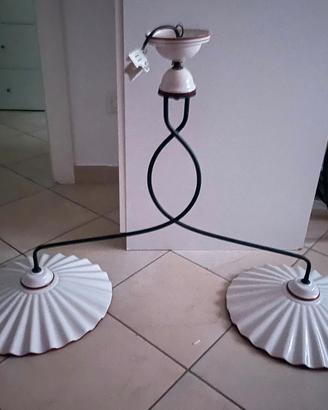 Lampadario stile rustico 