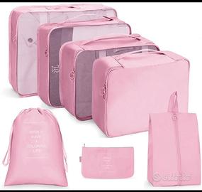 organizzatore per valigia 7pz