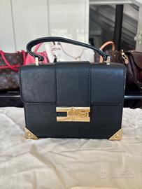 ELISABETTA FRANCHI BORSA NERO ORO