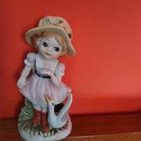 statuetta ceramica pastorella 