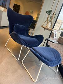 Set Poltrona Calligaris + pouf