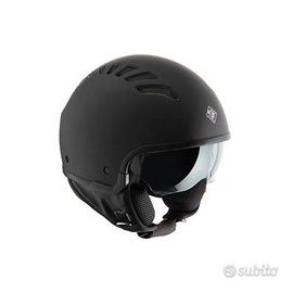 Casco tucano urbano demi -jet el' fresh nero opaco