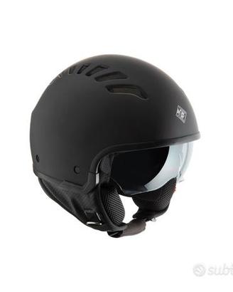 Casco tucano urbano demi -jet el' fresh nero opaco