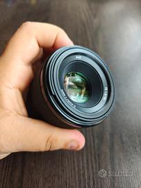 Lente Sony 50 mm F1.8 luminosa attacco e-mount 