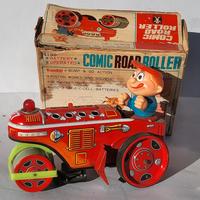 SCHIACCIASASSI IN LATTA A BATTERIA Giappone-Bandai