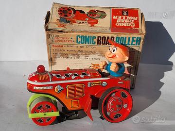 SCHIACCIASASSI IN LATTA A BATTERIA Giappone-Bandai