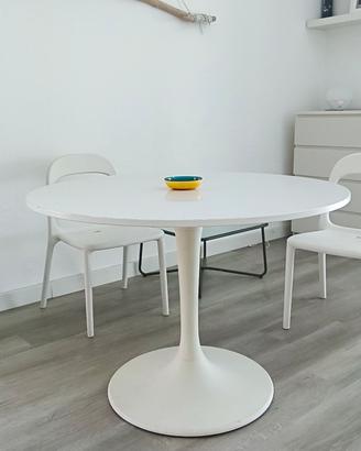 Tavolo rotondo Ikea Docksta bianco