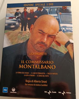cofanetto 5 DVD serie commissario Montalbano 