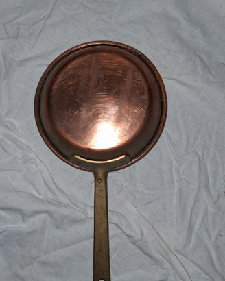Pentola in rame Vintage diam. 14 cm