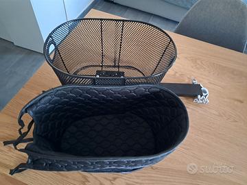 seggiolino anteriore bici per cani 