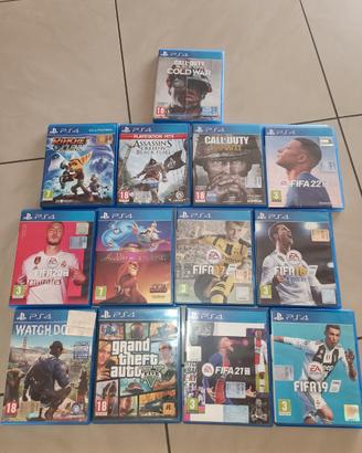 Lotto 13 giochi PS4