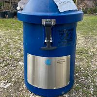 Bidone trasporto seme equino