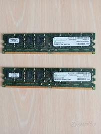 RAM 2x1GB DDR2 PC2