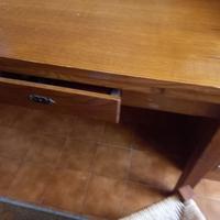 Tavolo per cucina in legno di castagno