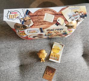 Luffy Gold VS513+confezione 3 Kinder Joy One Piece