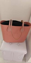 borsa OBag rosata nuova mai utilizzata 