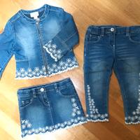 Completo jeans bimba Chicco