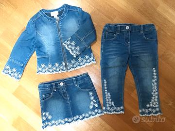Completo jeans bimba Chicco