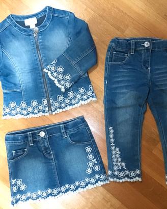 Completo jeans bimba Chicco