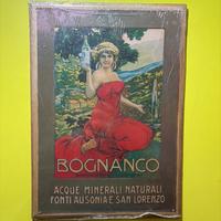 Targa pubblicitaria BOGNANCO originale d’epoca
