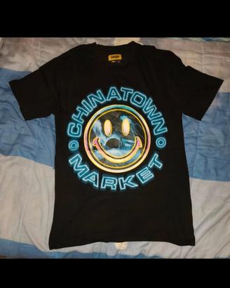 Tshirt nera Market smiley