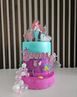 Torta finta La sirenetta