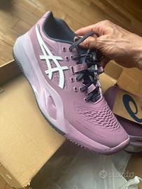Scarpe tennis nuove Asics Resolution Clay x