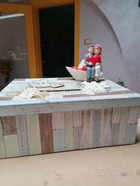 Porta buste,porta soldi matrimonio nozze TEMA MARE