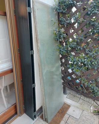 4 lastre vetro retinato 202 x 63 x 0,6 cm